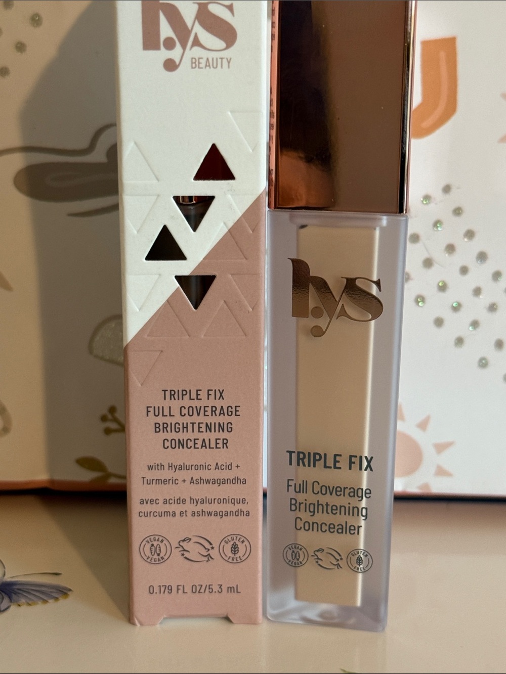 AYS Triple Fix Full Coverage Brightening Concealer — Light/Beige